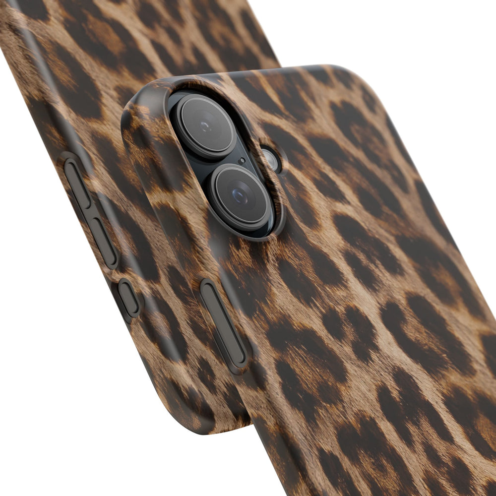 Leopard Print Snap Phone Case