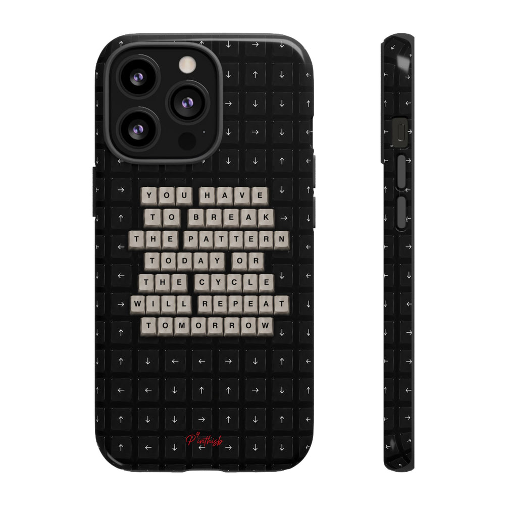 "Break the pattern" Keyboard Tough Case