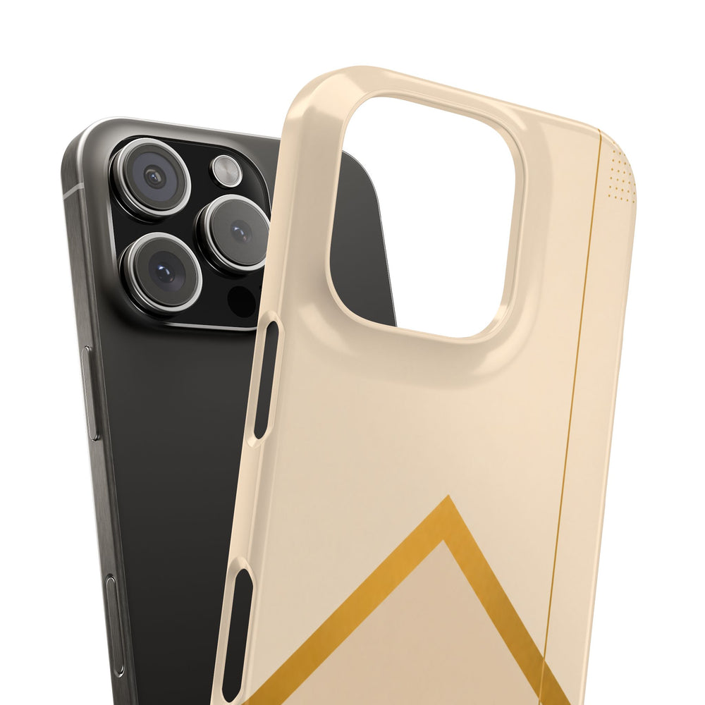 Gold Malboro Inspired Snap Phone Case