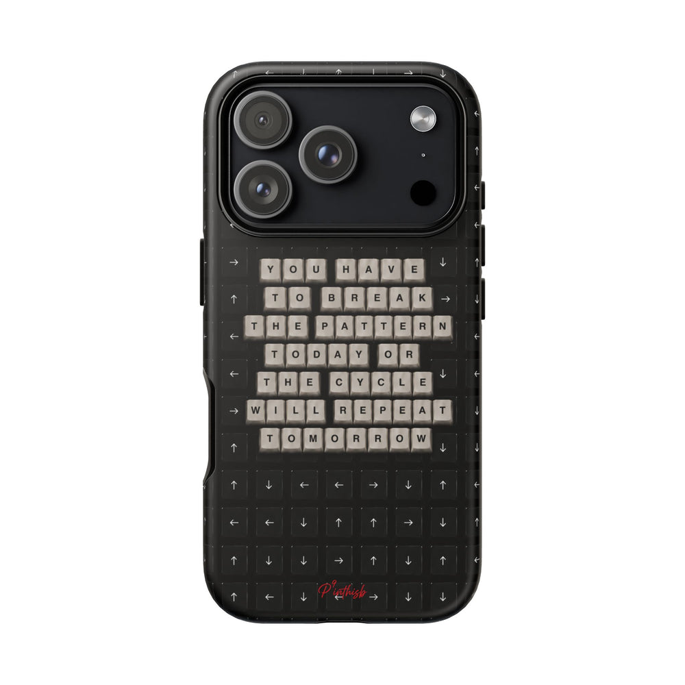 "Break the pattern" Keyboard Tough Case