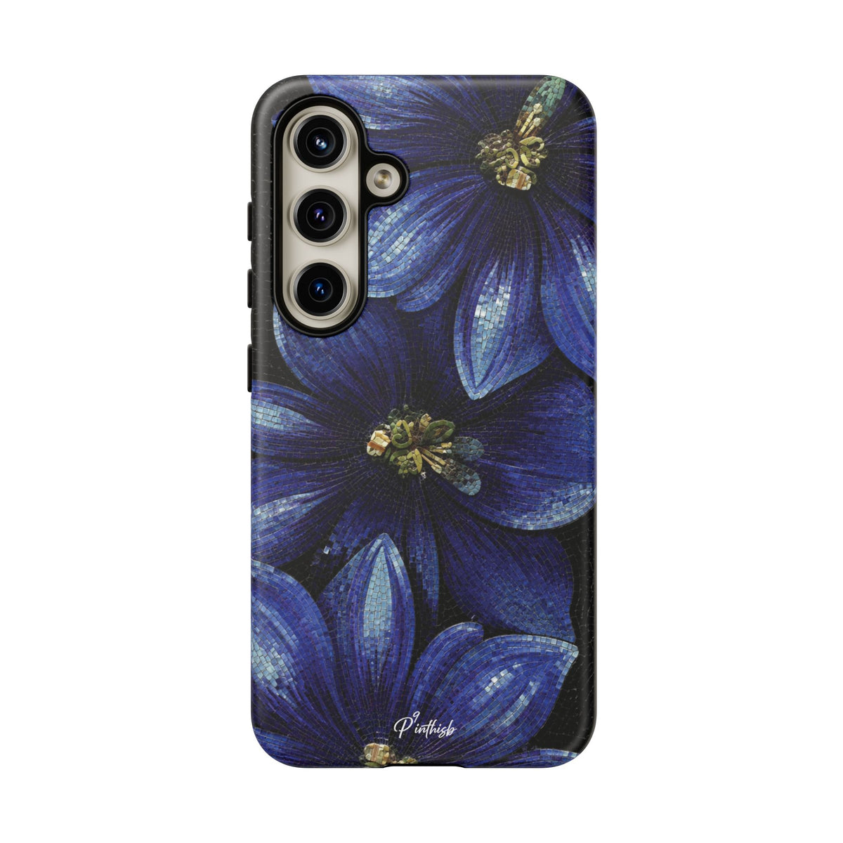 Blue Floral Tough Case