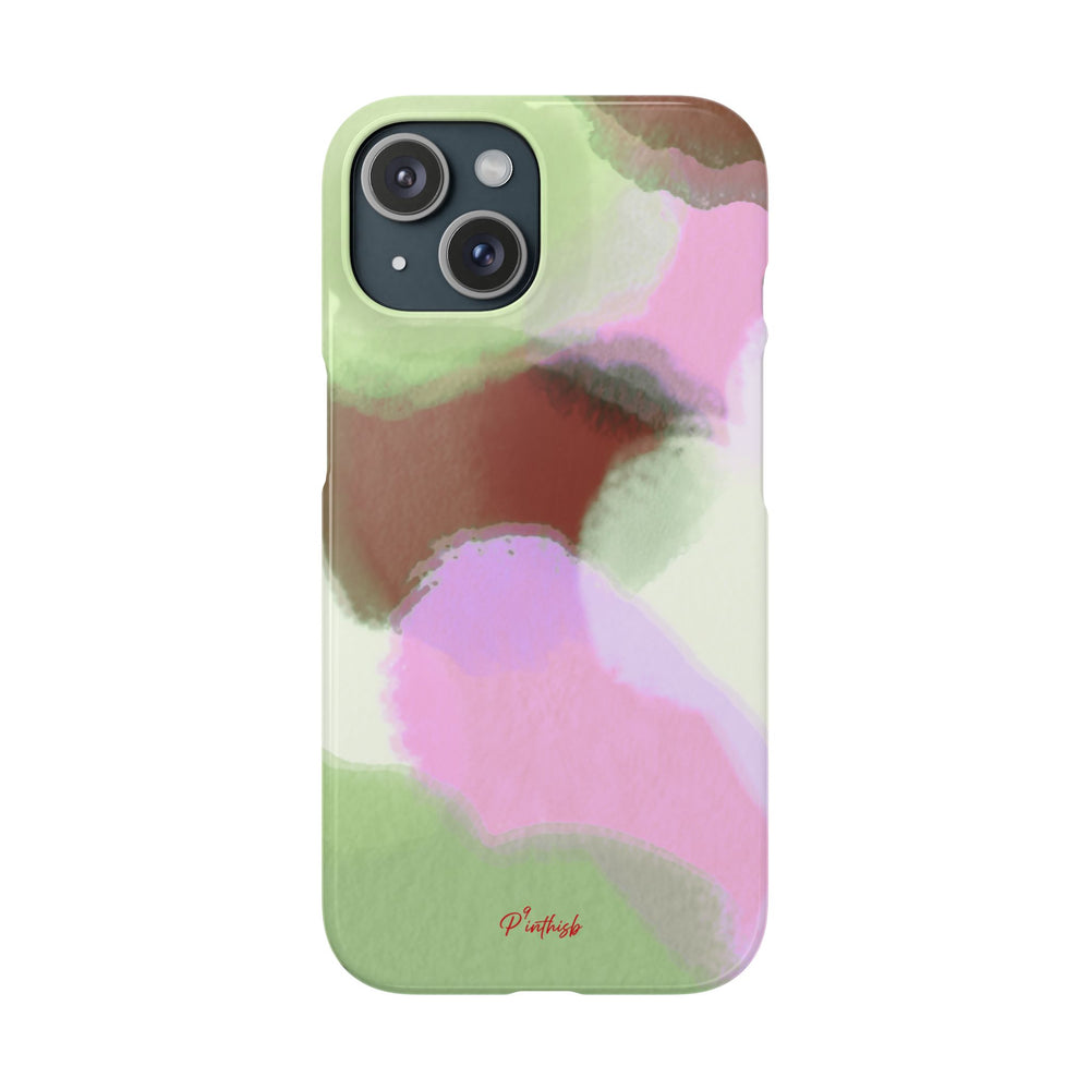 Abstract Pastel Camouflage Snap Phone Case