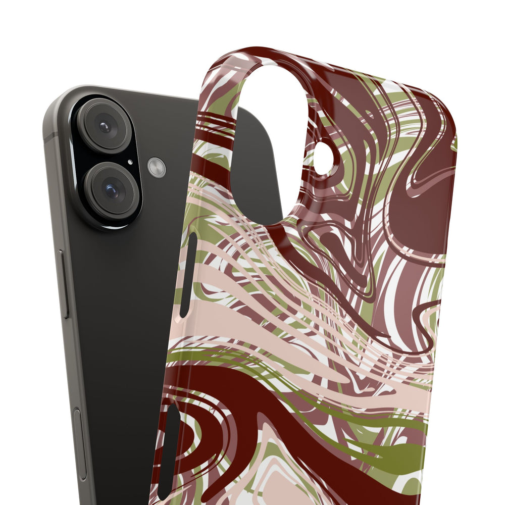 Abstract Marbled Snap Phone Case