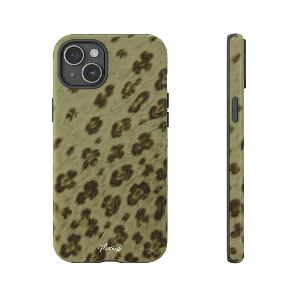 Olive Leopard Print Tough Case