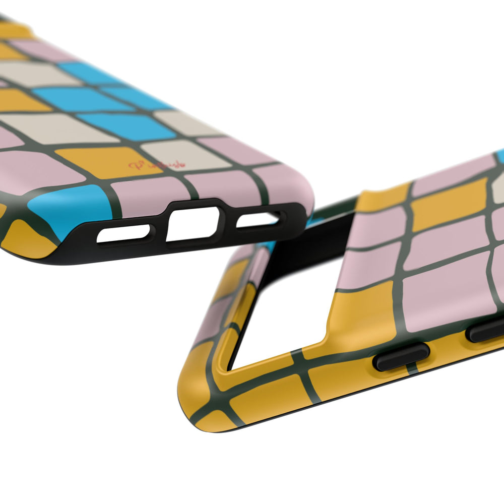 Color Grid Tough Phone Case