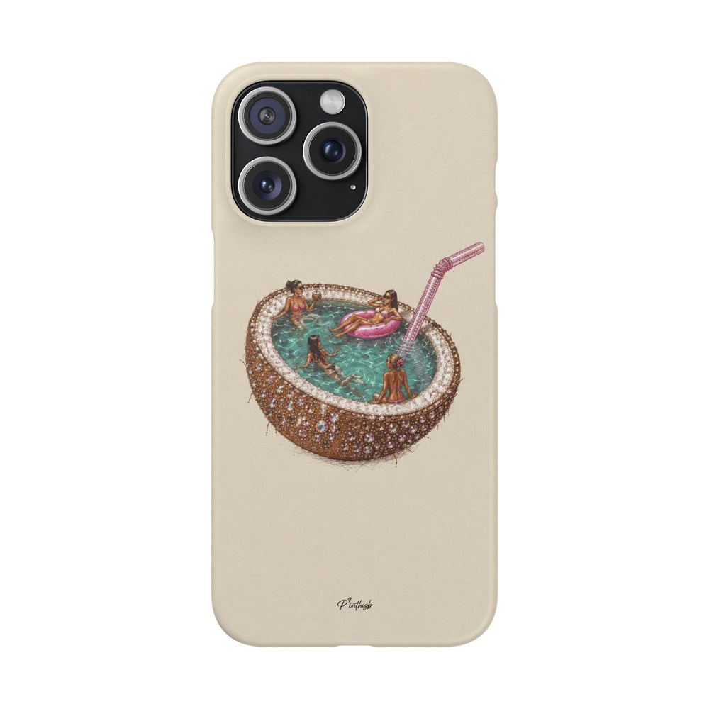Coconut Pool Snap Phone Case