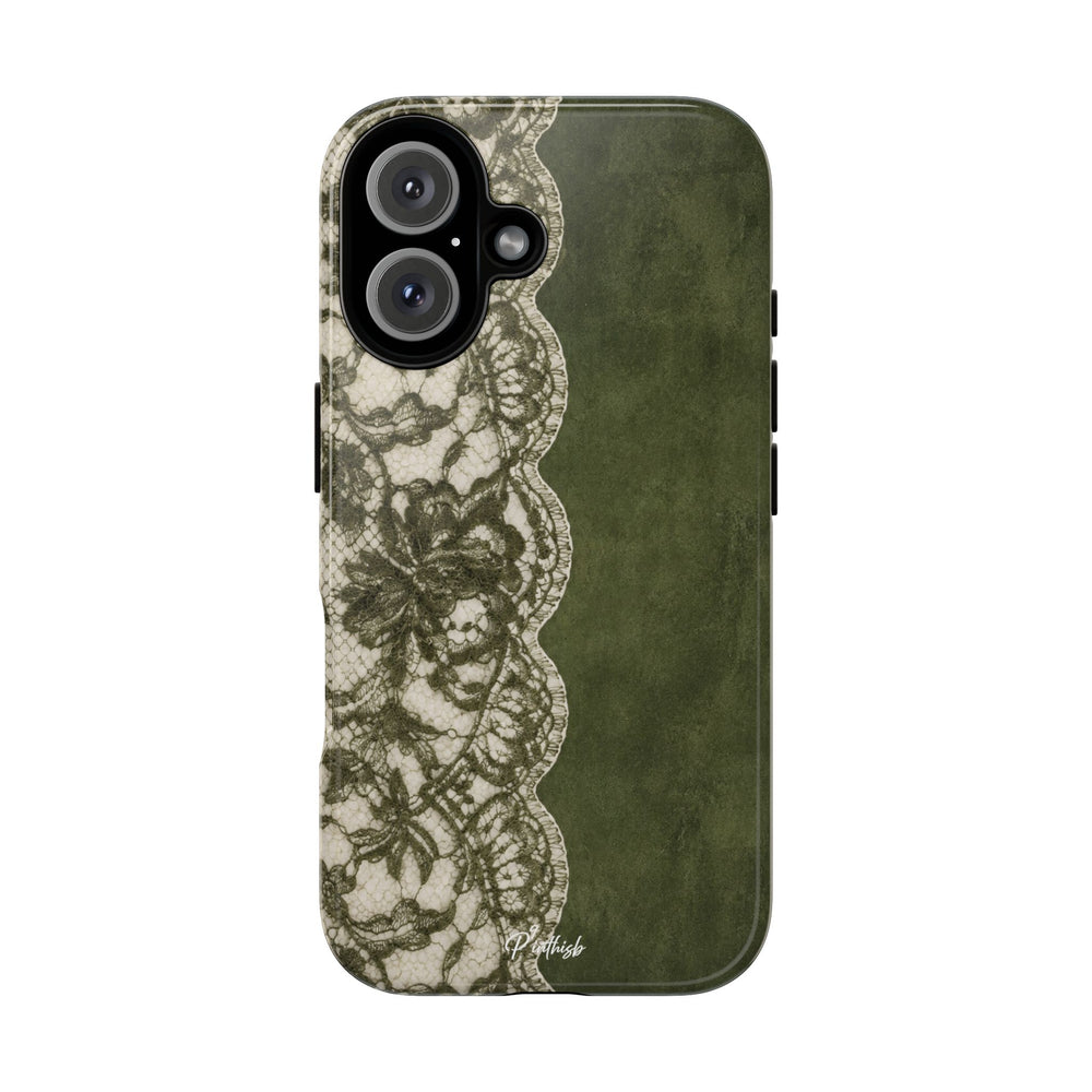 Olive Lace Tough Case