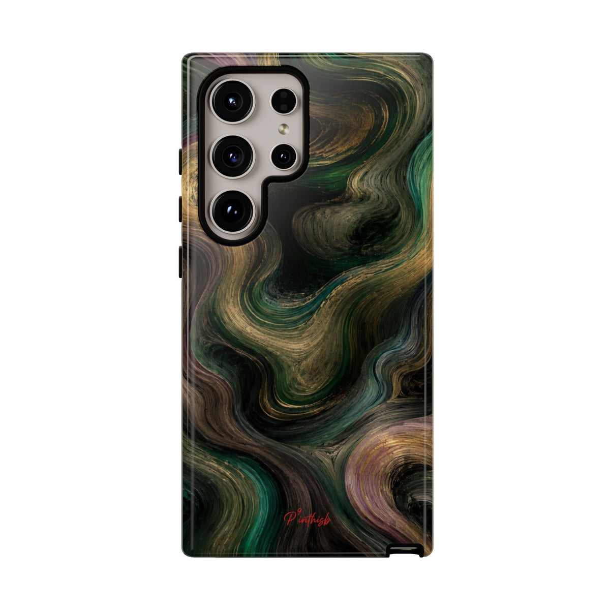 Marbled Forest Tough Phone Case