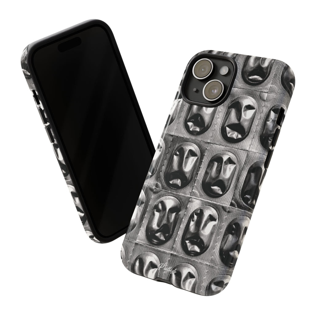 Metallic Mask Grid Tough Case