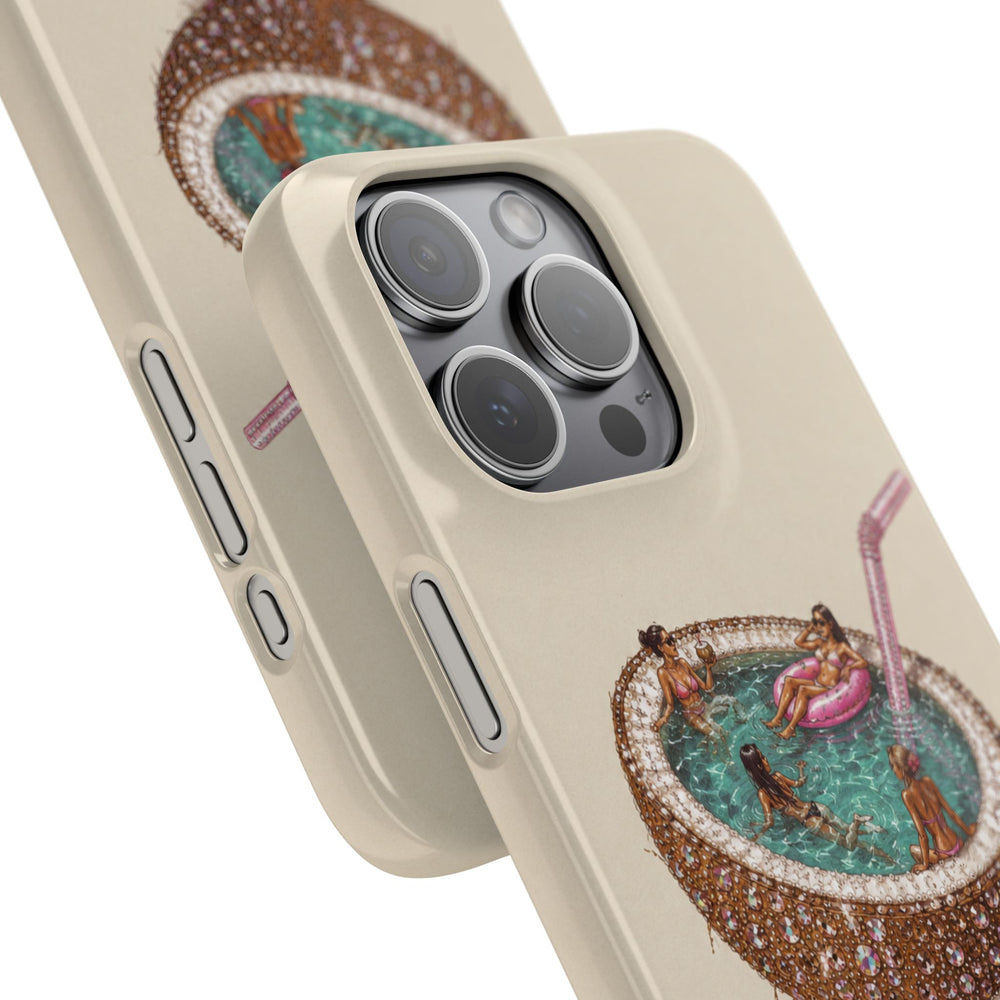 Coconut Pool Snap Phone Case