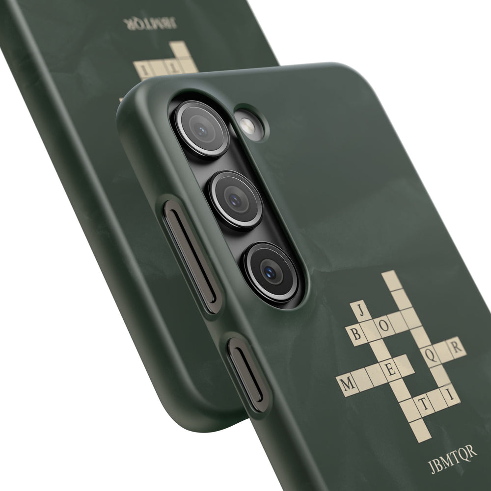 "JBMTQR crossword" Snap Phone Case