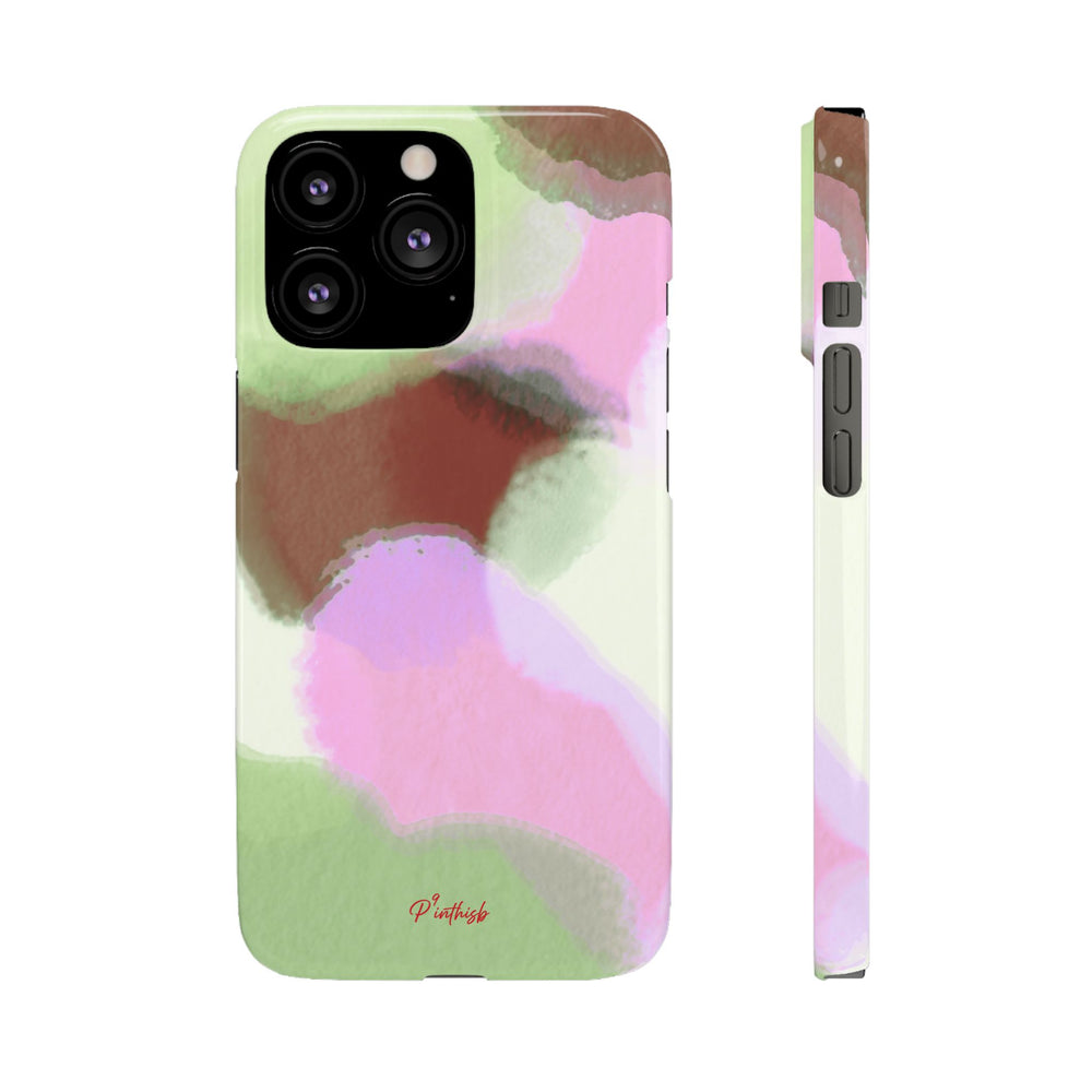 Abstract Pastel Camouflage Snap Phone Case