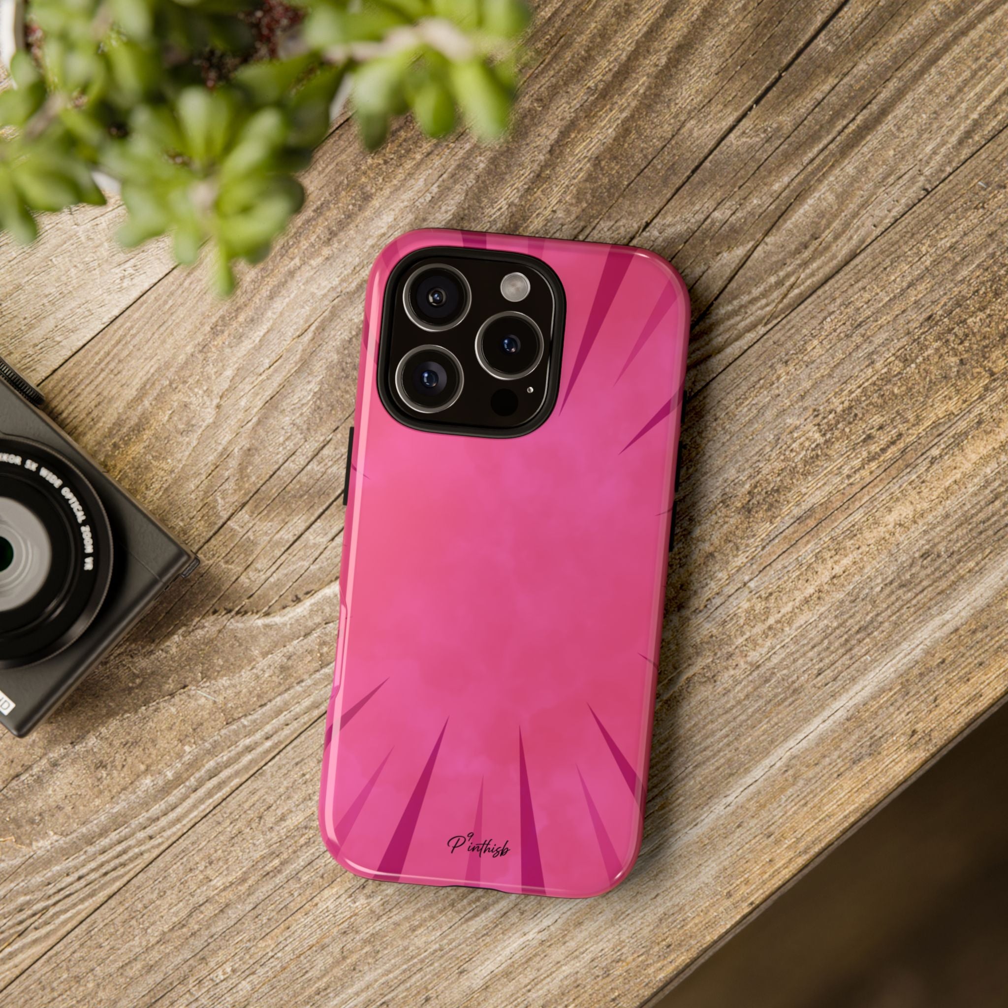 Pink Burst Tough Phone Case