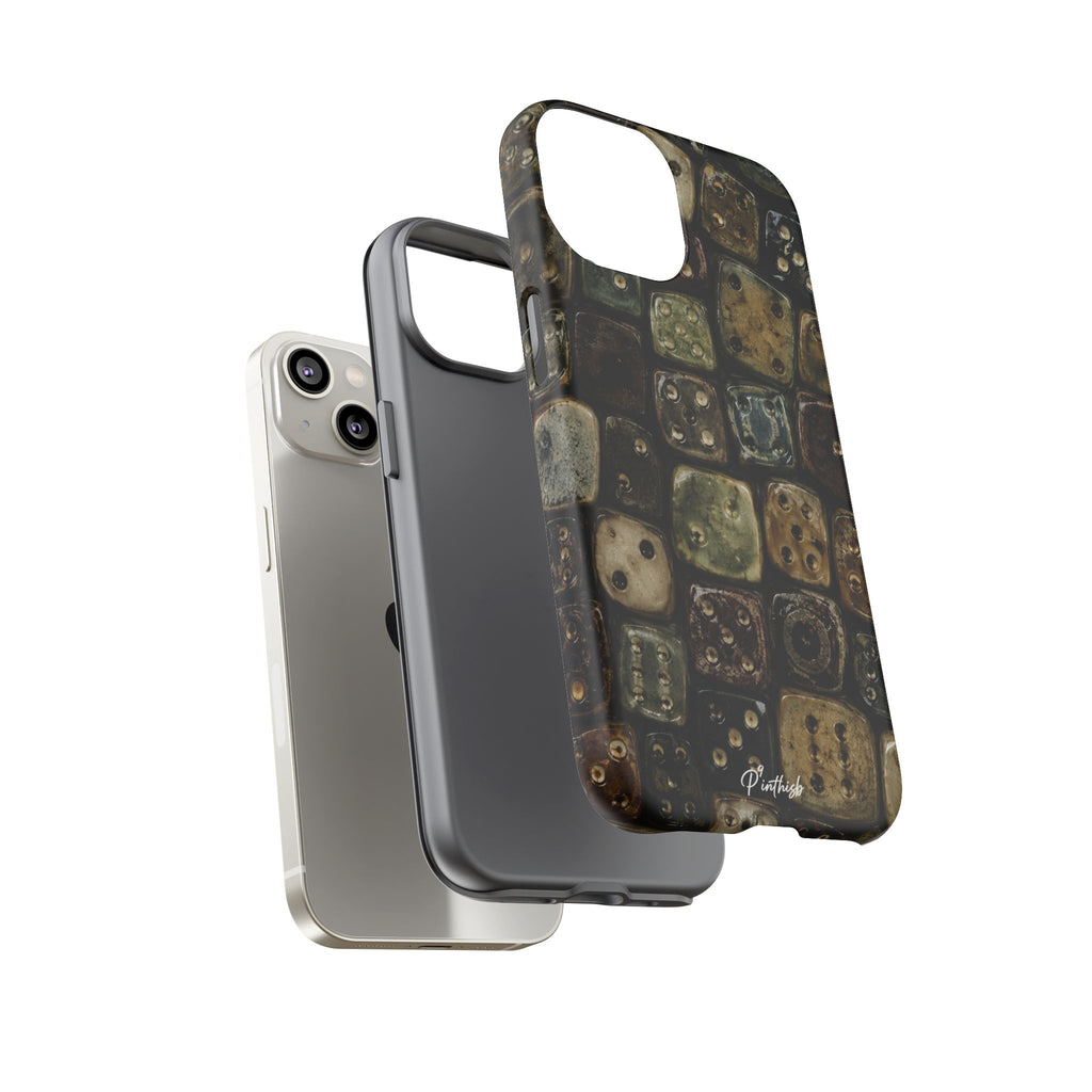 Vintage Dice Tile Phone Case