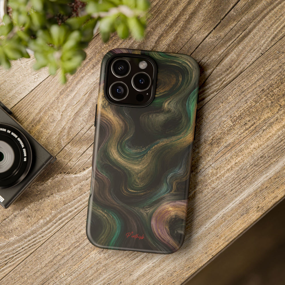 Marbled Forest Tough Phone Case