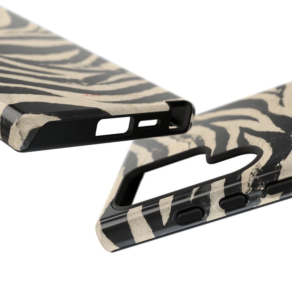 Wavy Peach & Mauve Tough Case