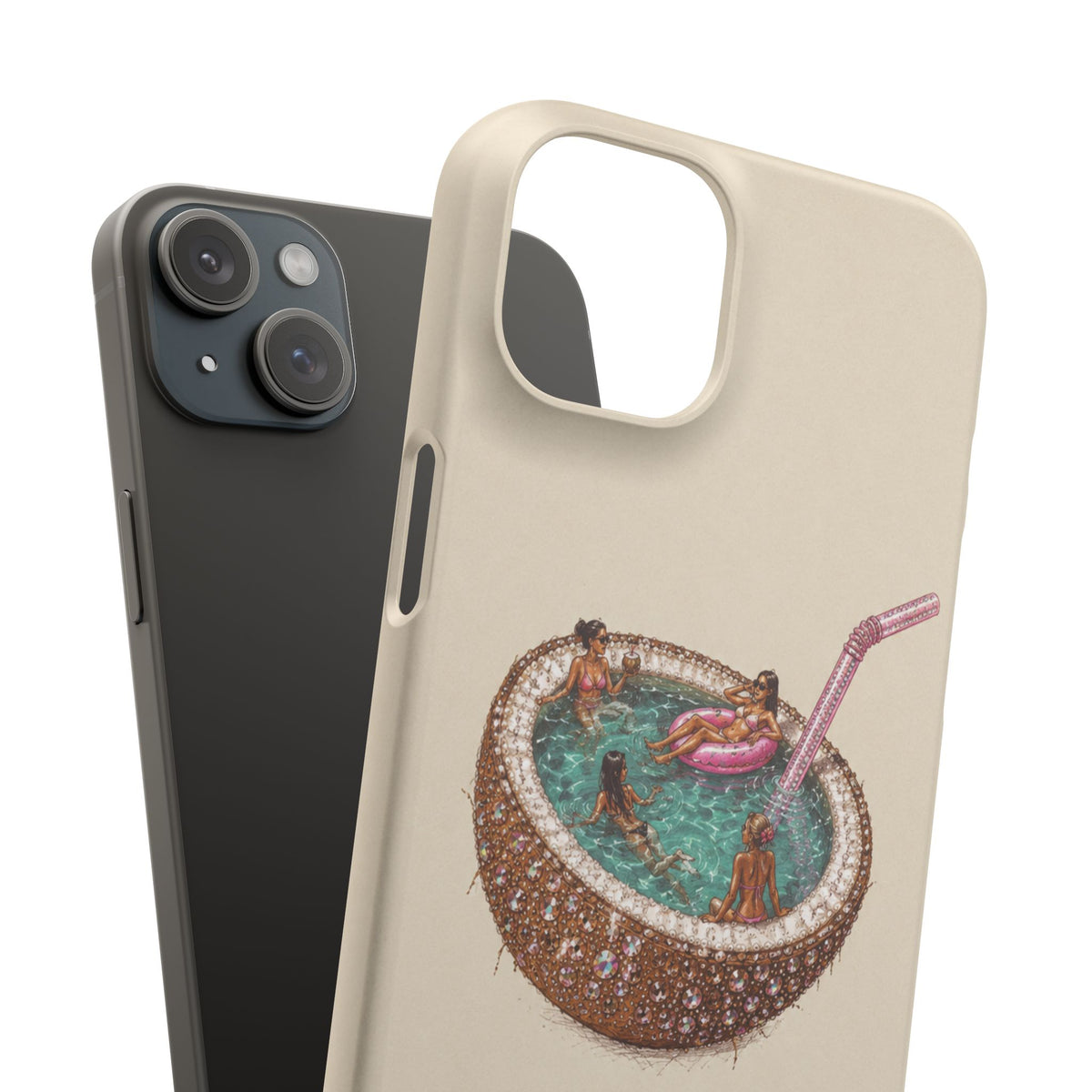 Coconut Pool Snap Phone Case