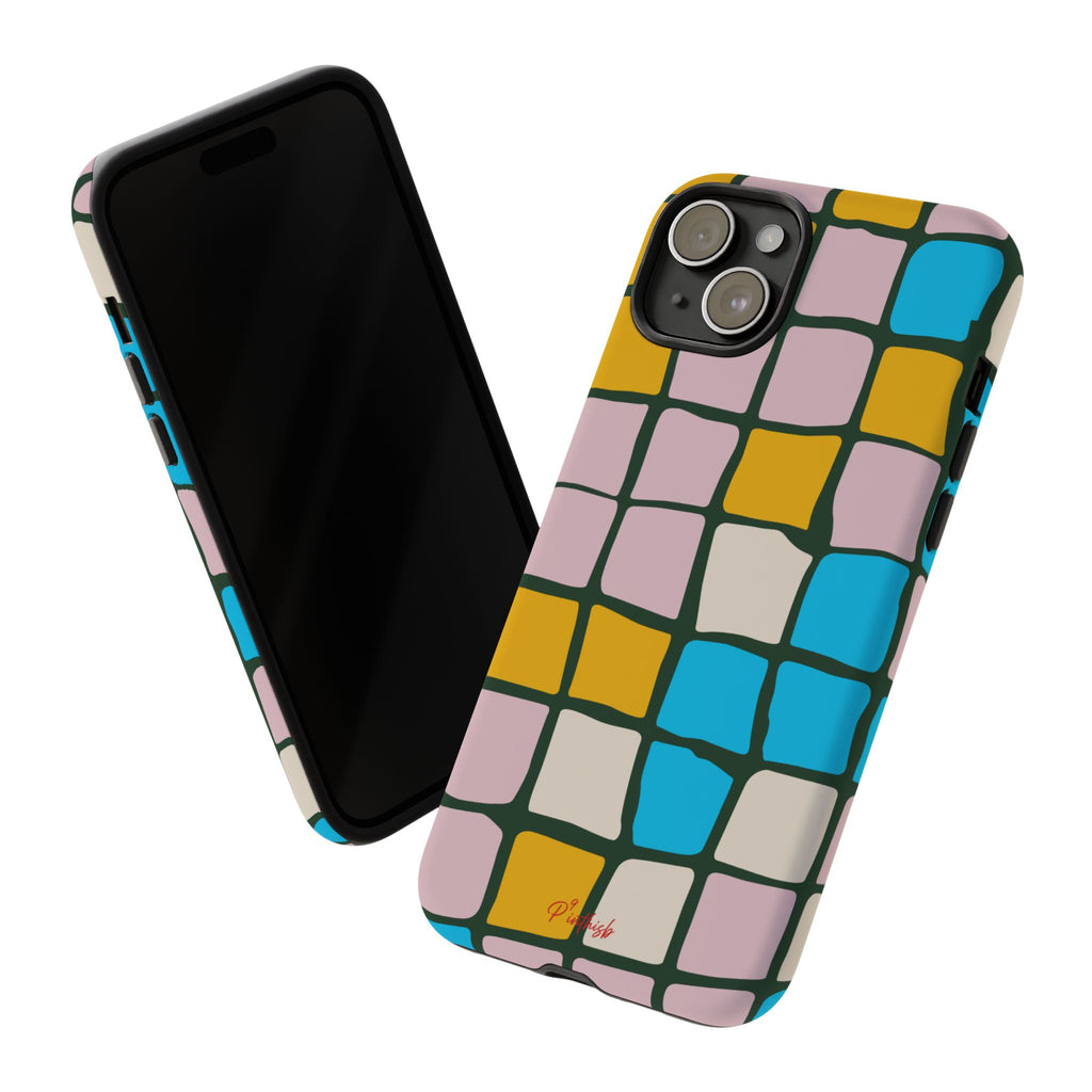 Color Grid Tough Phone Case