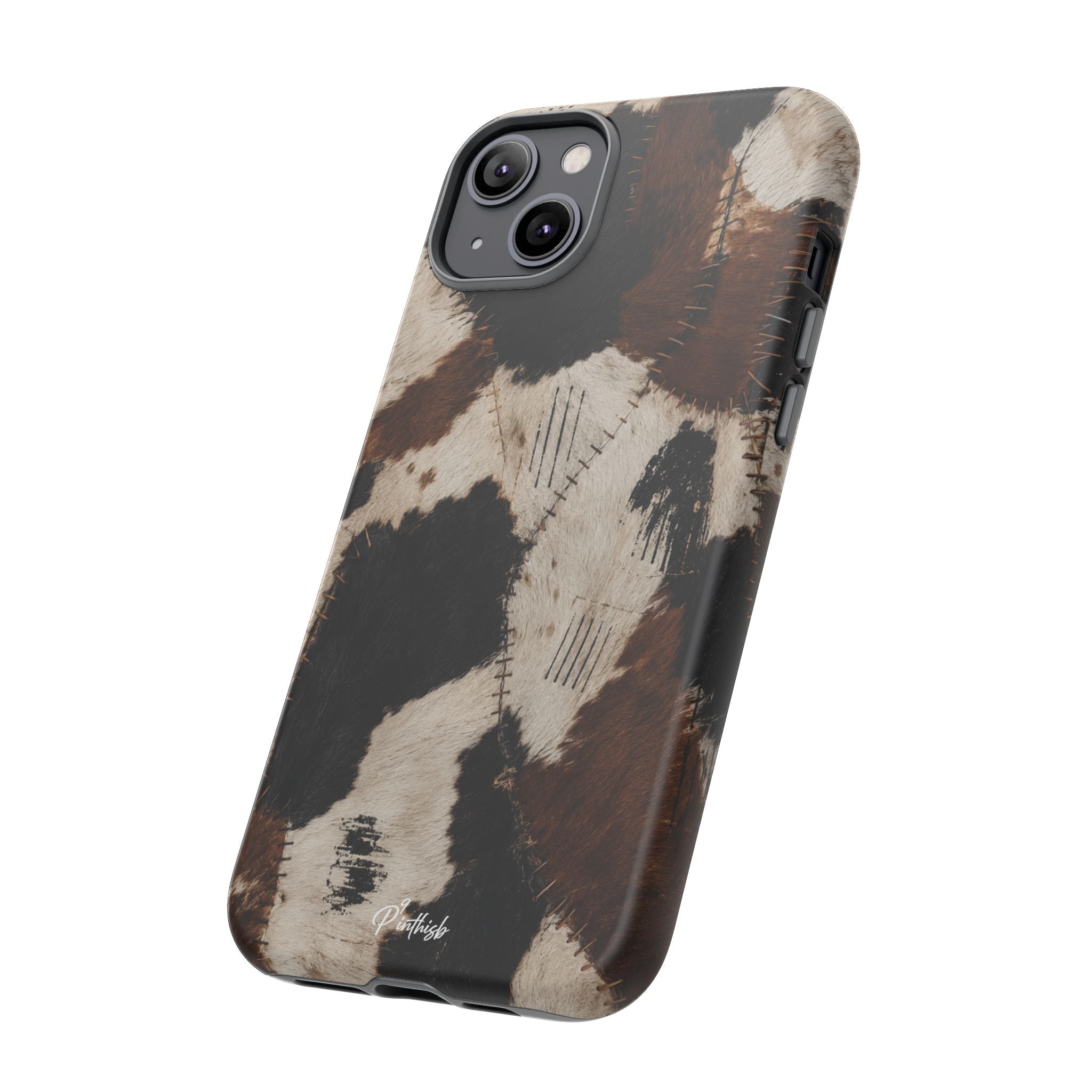 Brown & Black Animal Print Tough Case