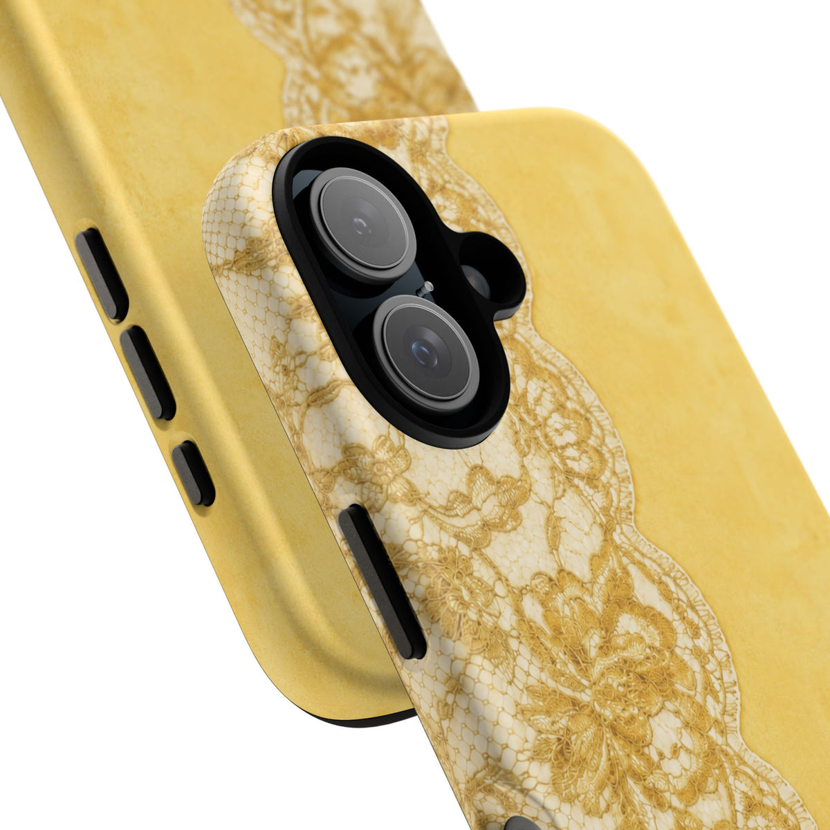 Yellow Vintage Lace Tough Case