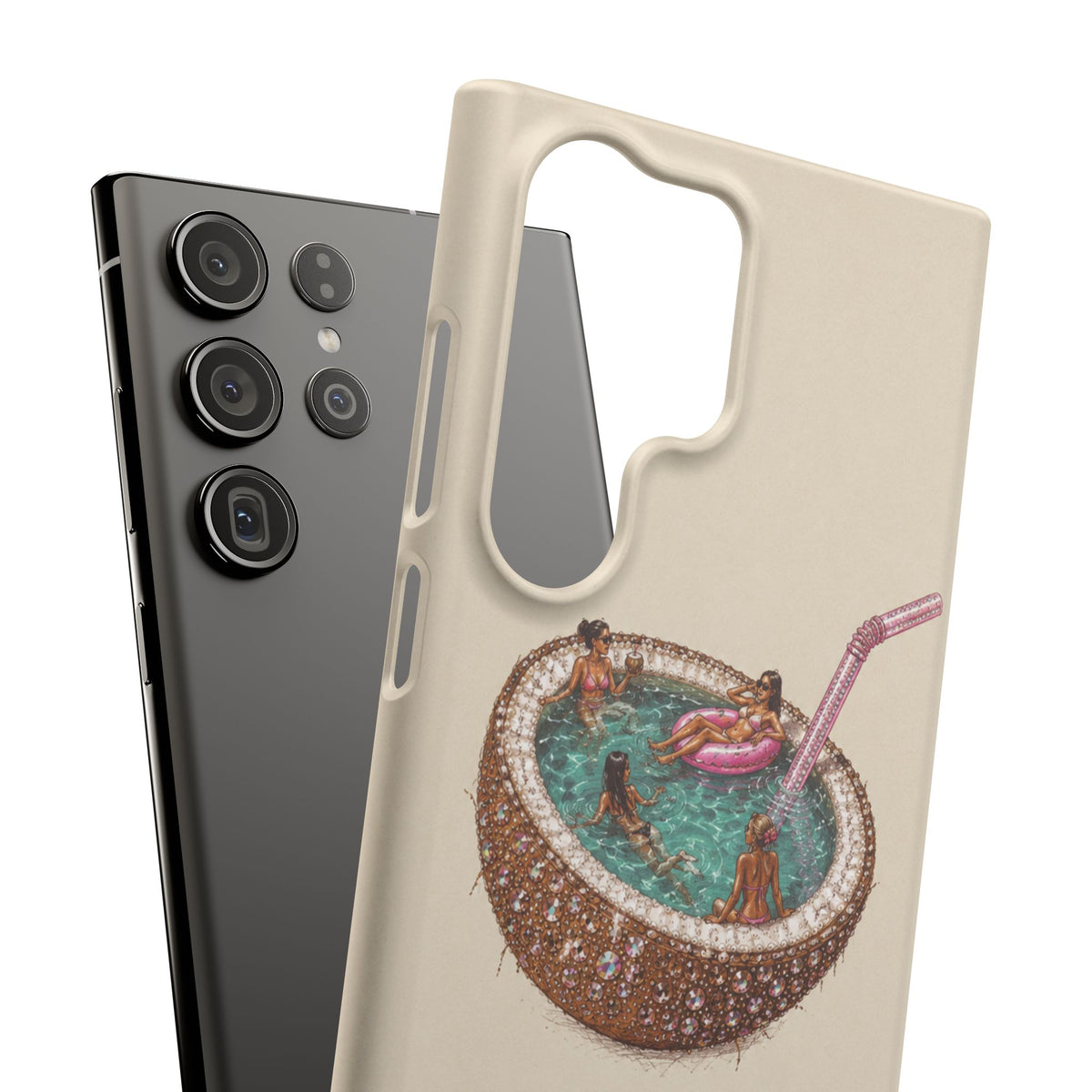 Coconut Pool Snap Phone Case