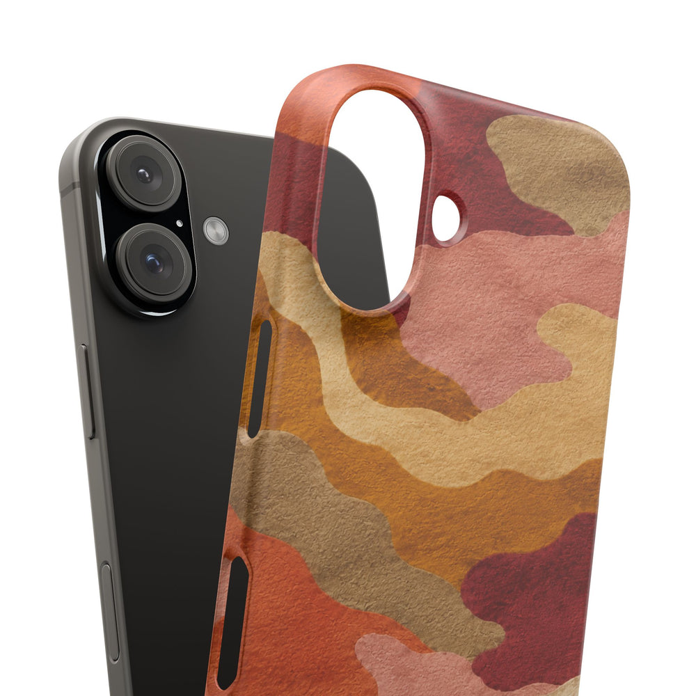 Watercolour Camo Snap Case