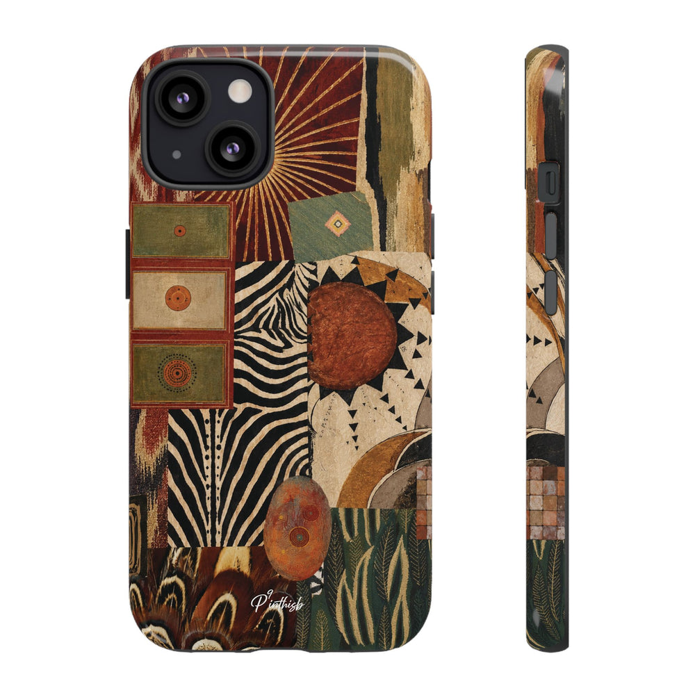 Abstract Boho Collage Tough Case