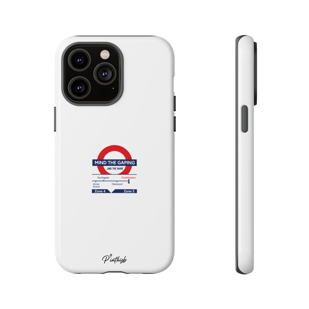 "Mind the Gaping" London Tube Parody Phone Case