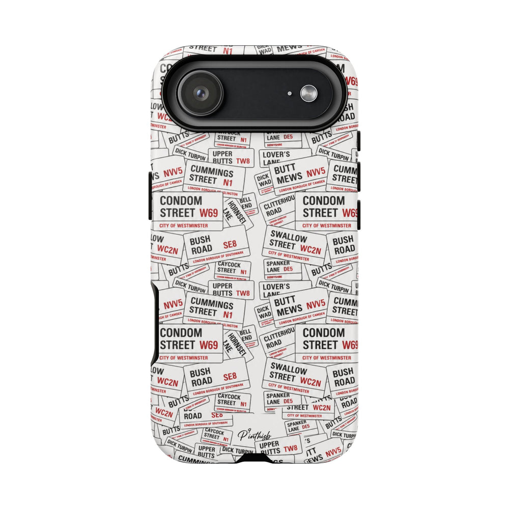 Cheeky London Street Signs Phone Case