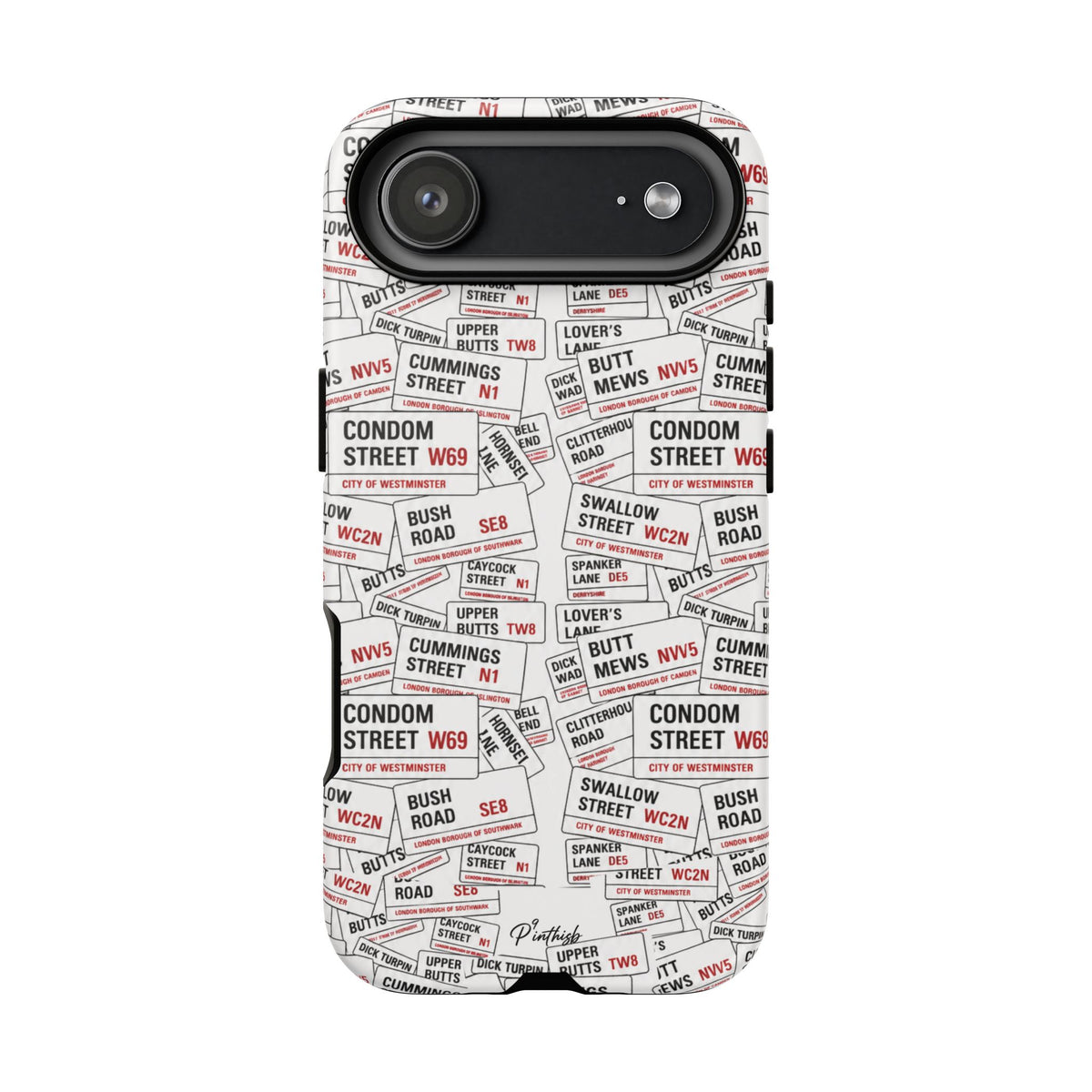 Cheeky London Street Signs Phone Case