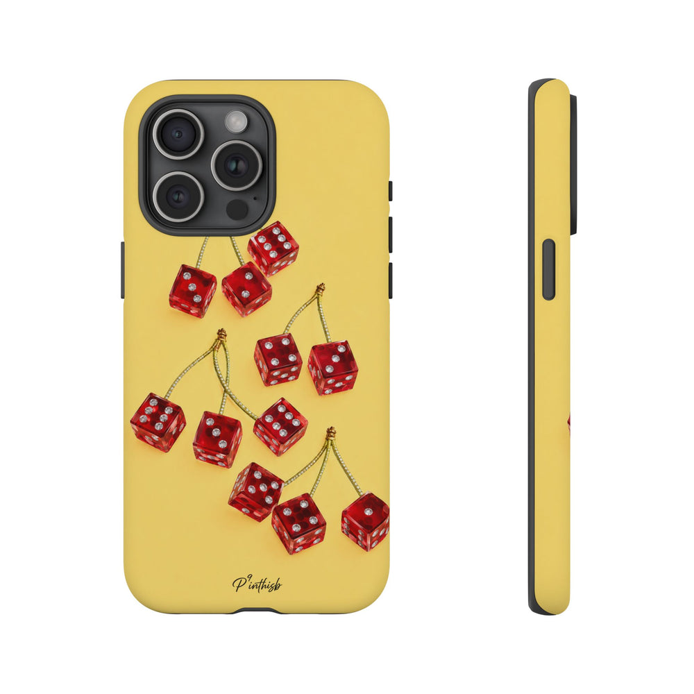 Cherry Dice Tough Phone Case