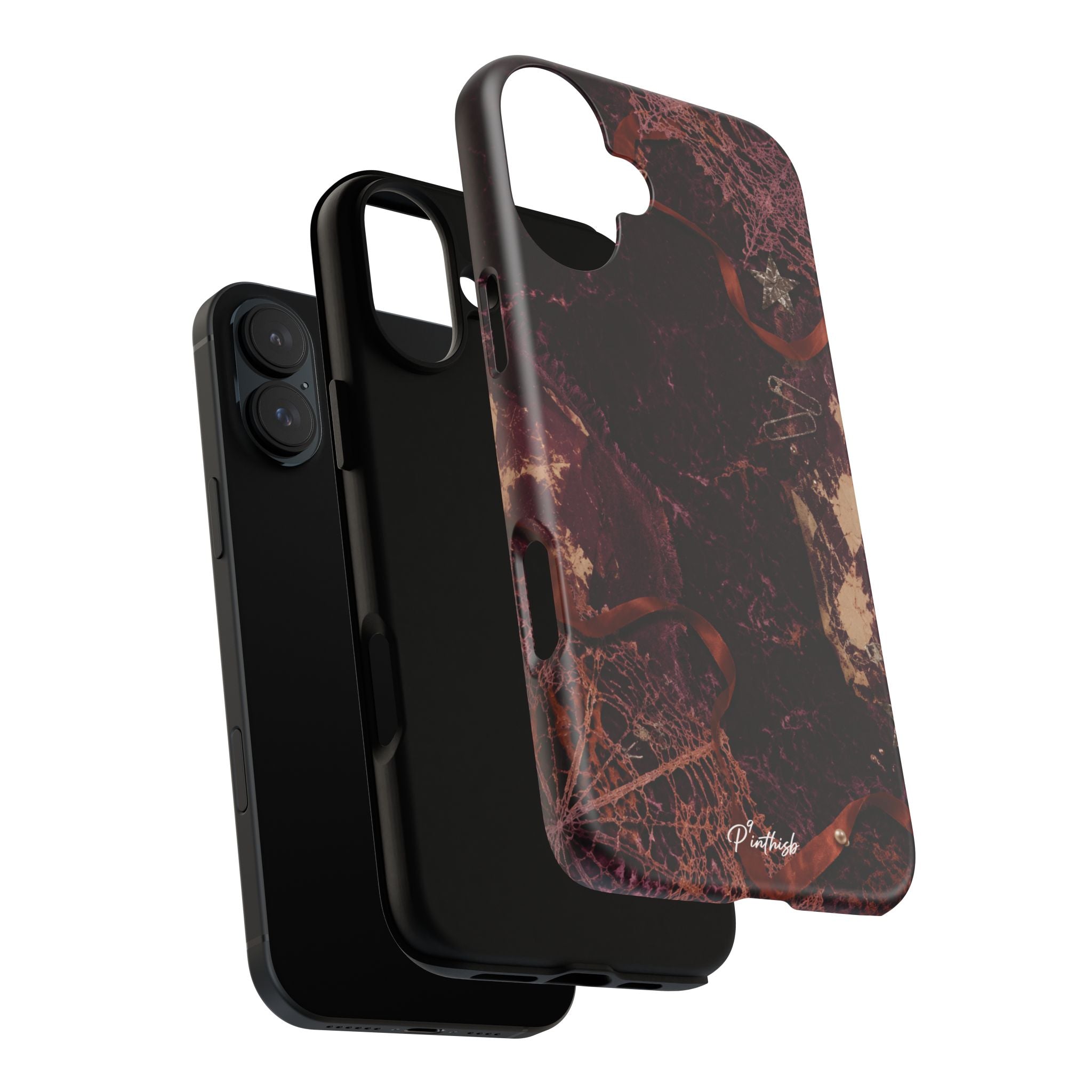 Dark Maroon Vintage Tough Case