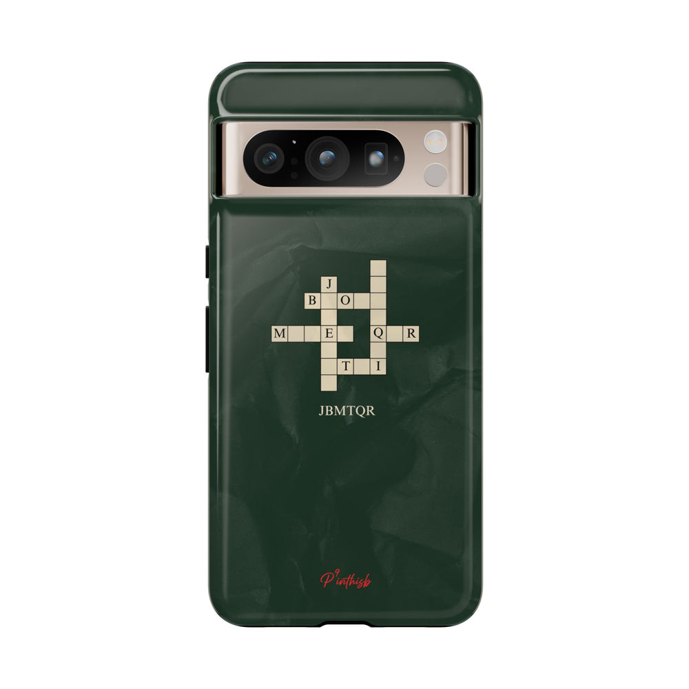 "JBMTQR crossword" Tough Phone Case