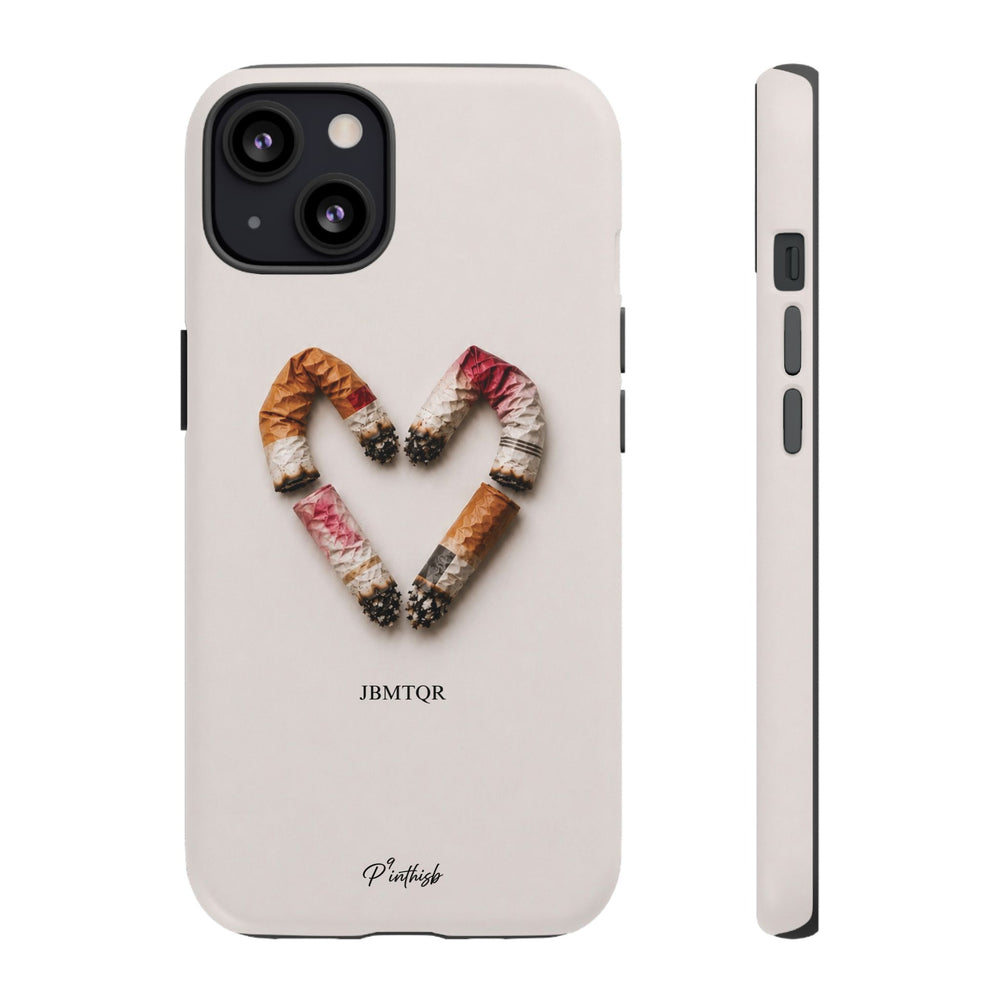 Cigarette Heart Butts "JBMTQR" Tough Case