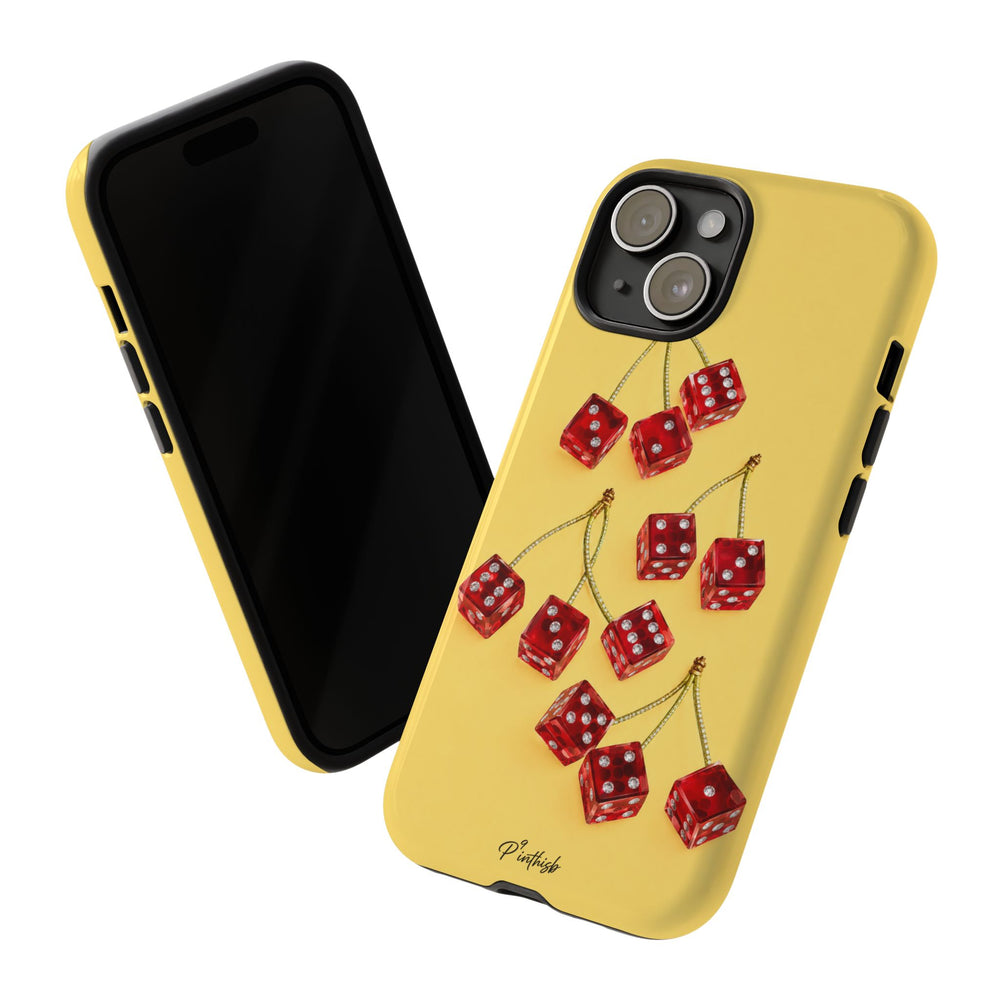 Cherry Dice Tough Phone Case