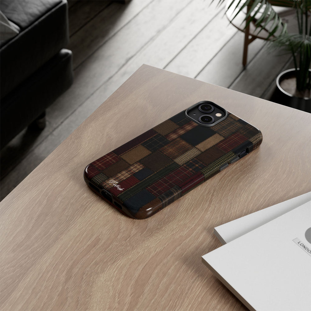 Plaid Patchwork Tough Phone Case