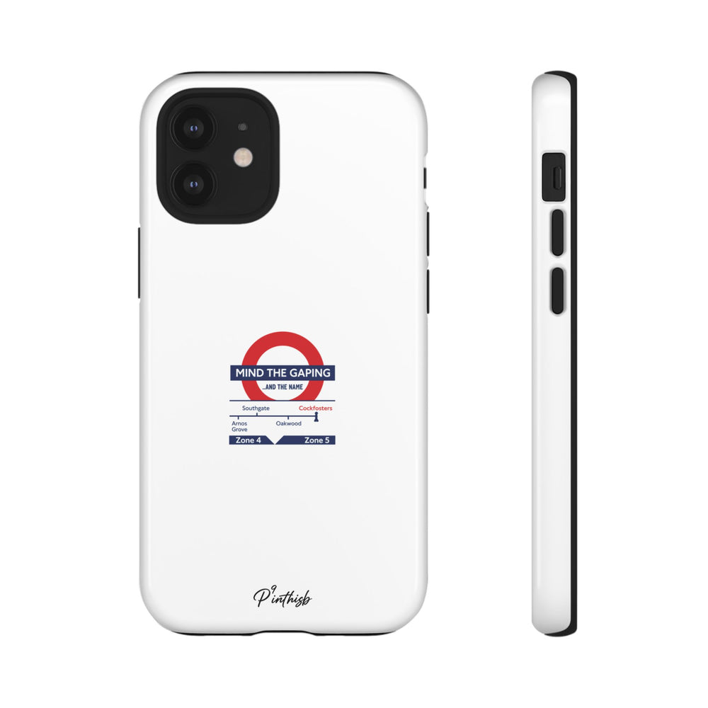 "Mind the Gaping" London Tube Parody Phone Case