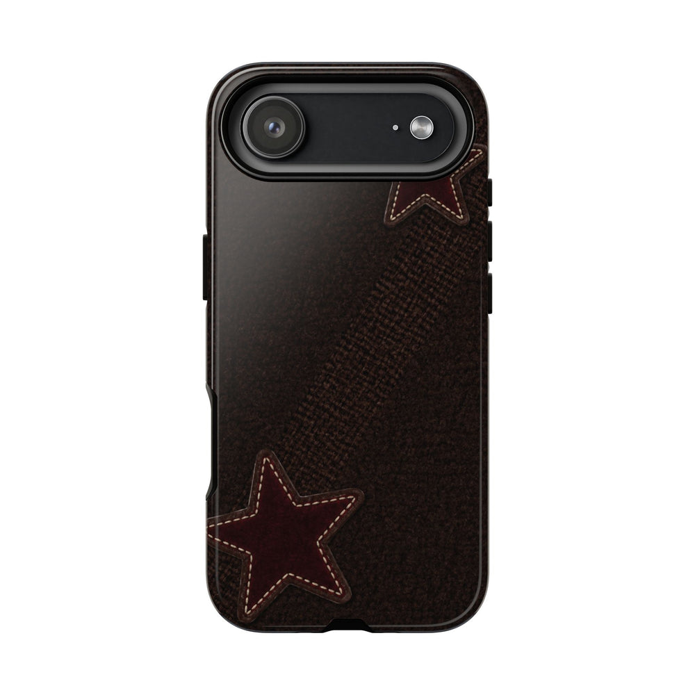 Rustic Stitched Star Phone Case