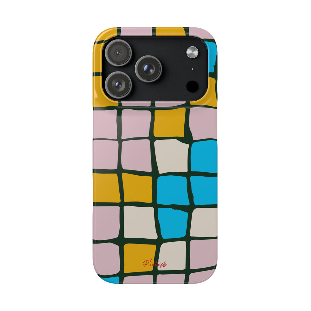 Color Grid Snap Phone Case