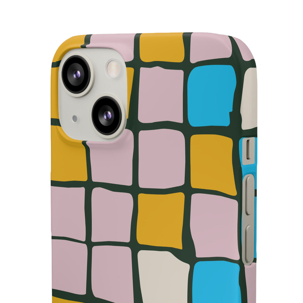 Color Grid Snap Phone Case