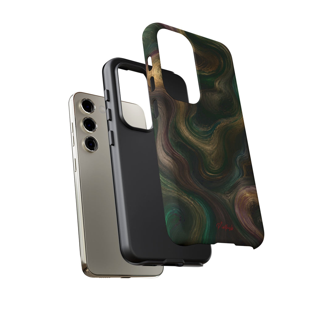 Marbled Forest Tough Phone Case
