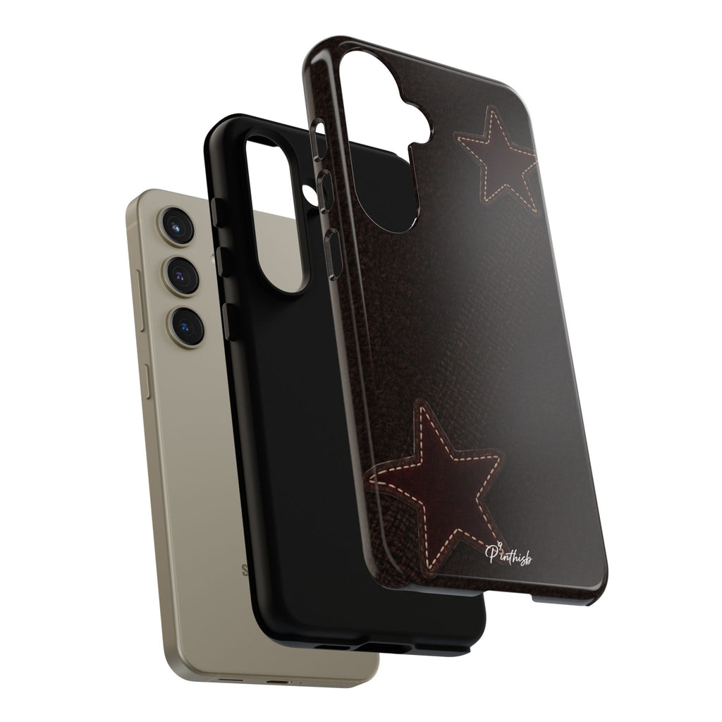Rustic Stitched Star Phone Case