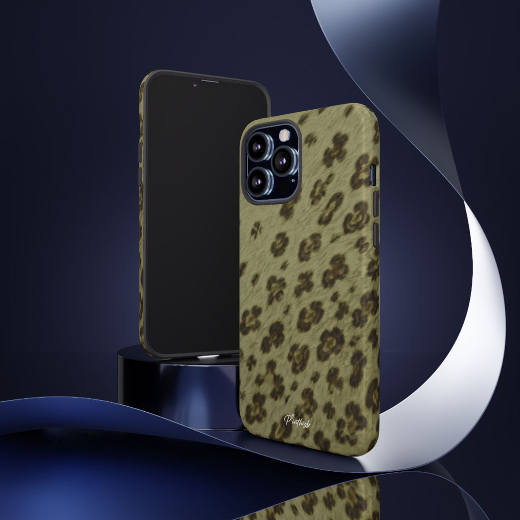 Olive Leopard Print Tough Case