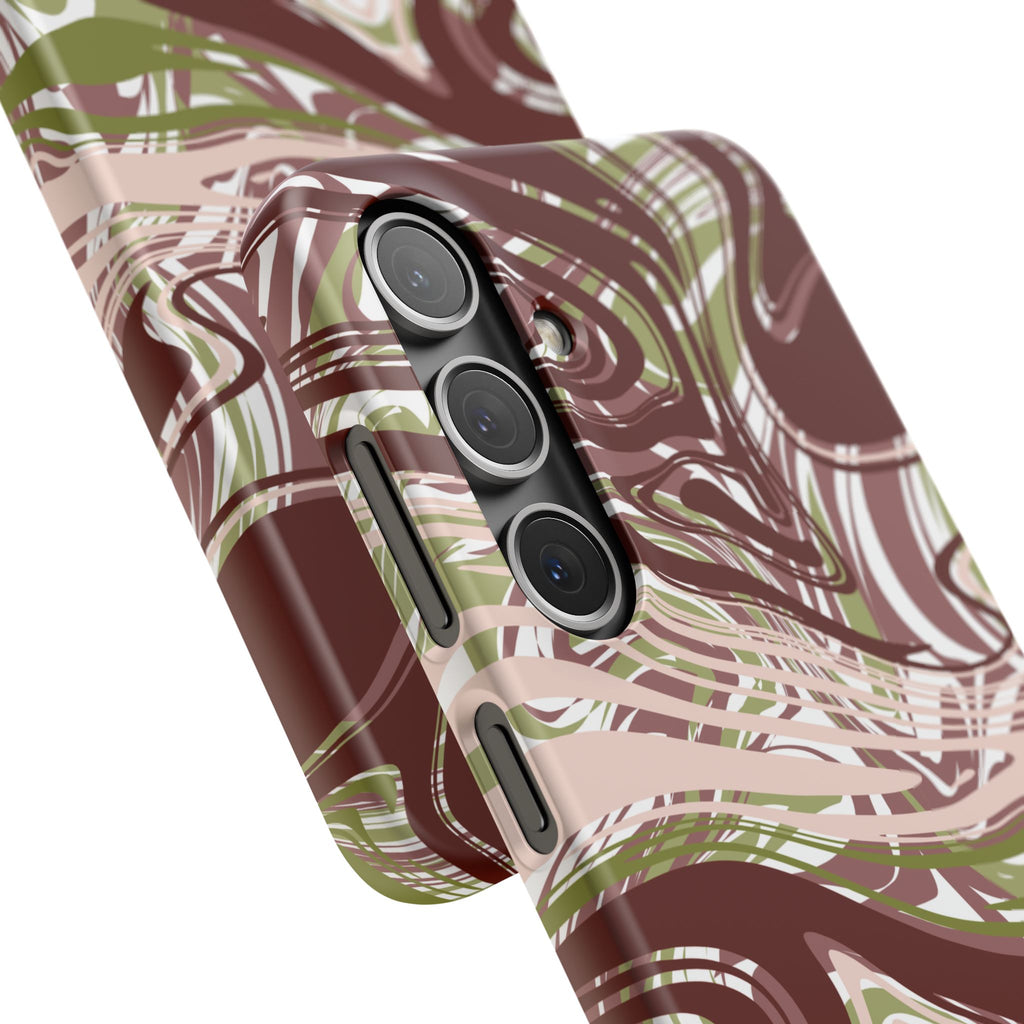 Abstract Marbled Snap Phone Case