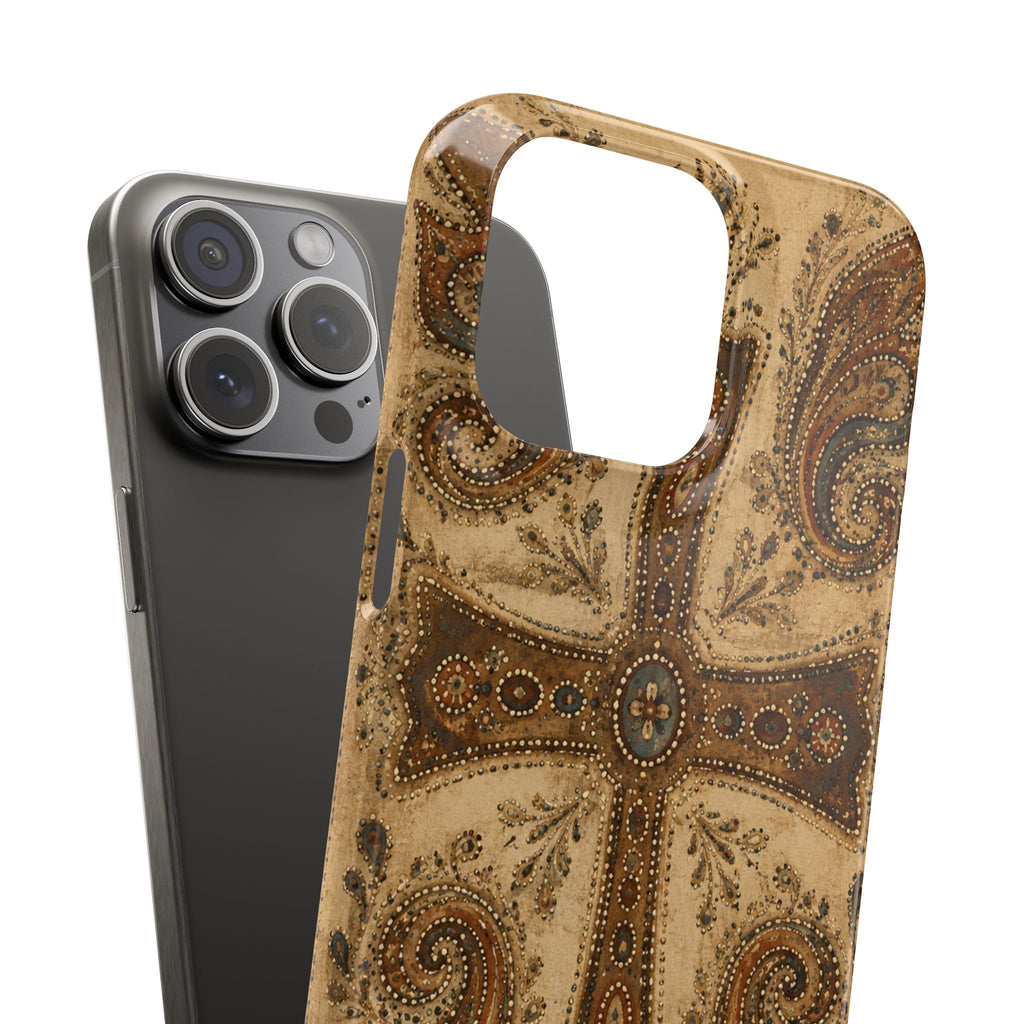 Cross Paisley Snap Case