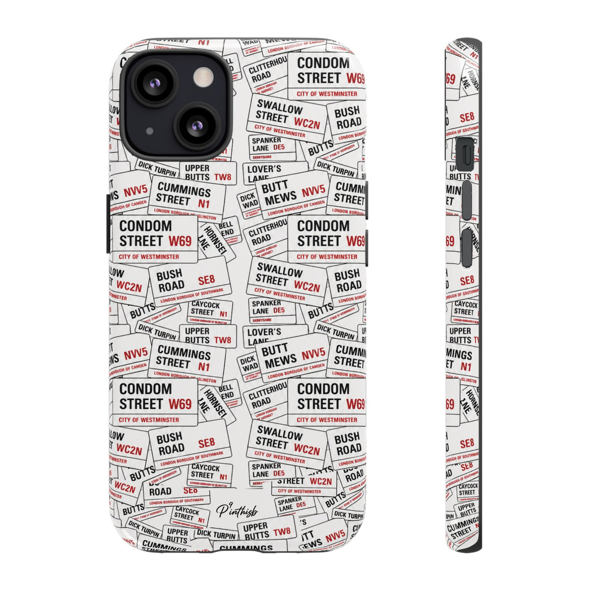 Cheeky London Street Signs Phone Case