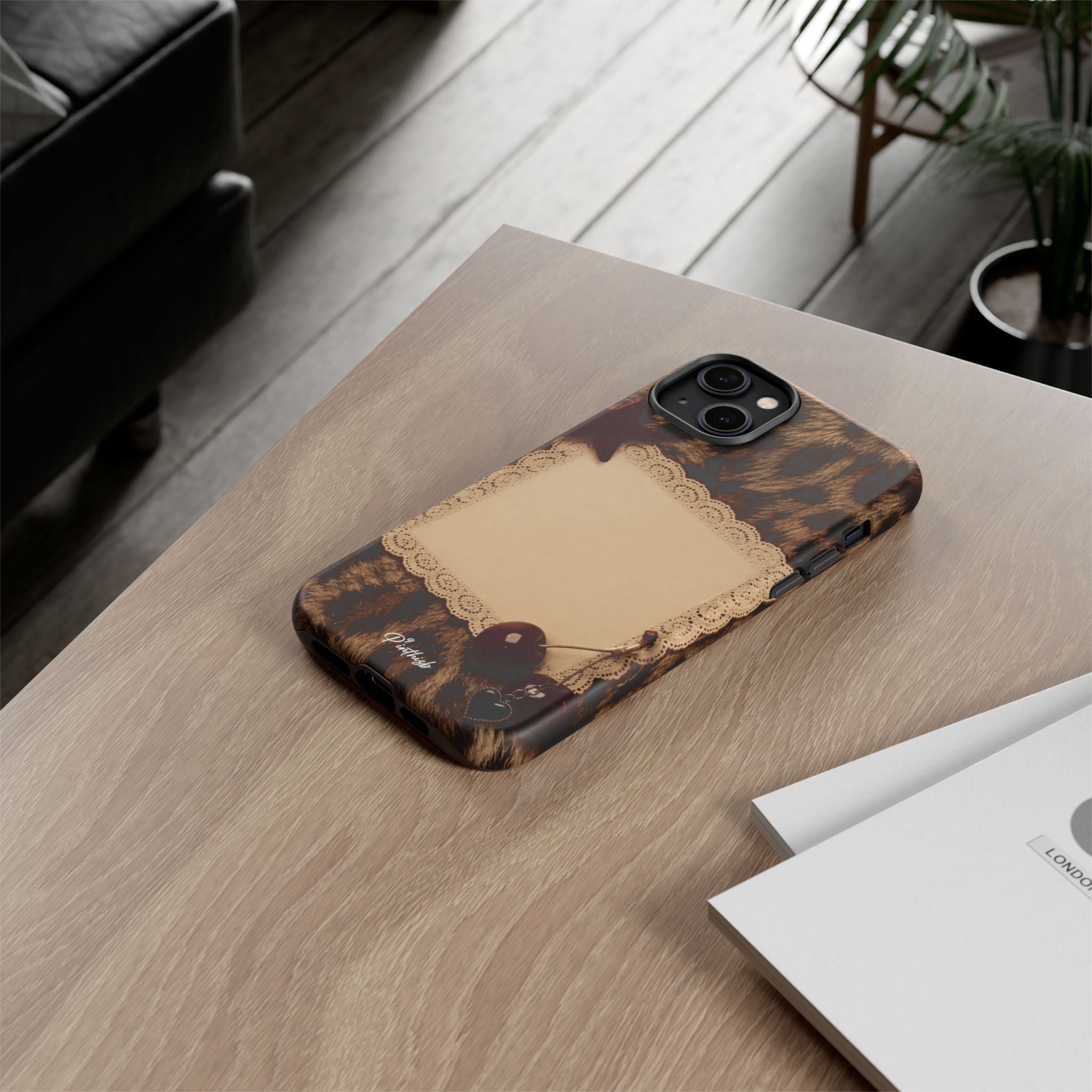 Personalized Leopard Lace Phone Case