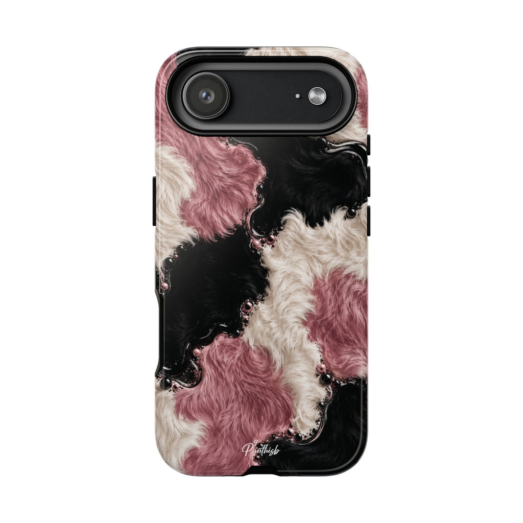 Cow Print Swirl Tough Case