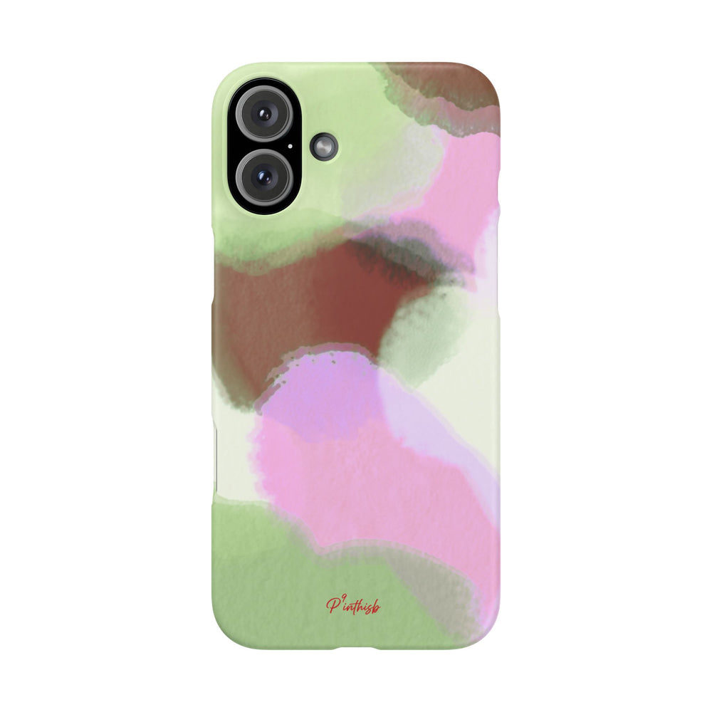 Abstract Pastel Camouflage Snap Phone Case