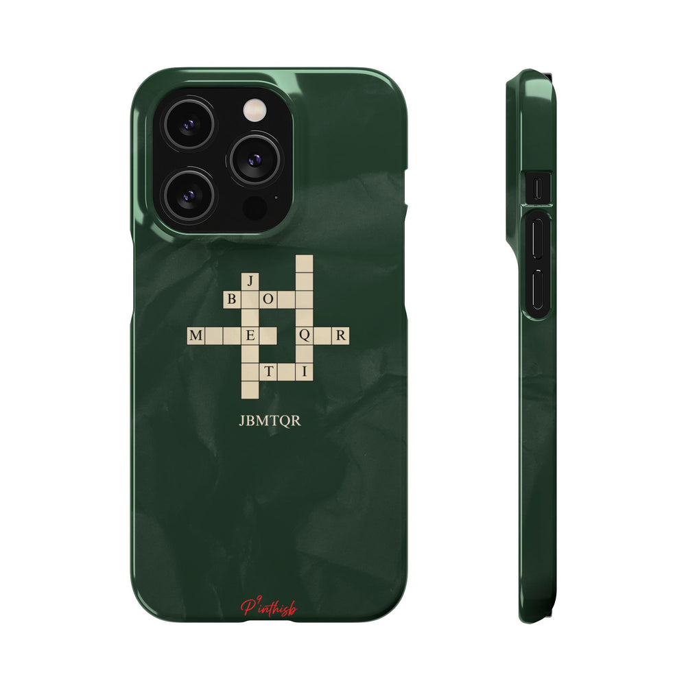 "JBMTQR crossword" Snap Phone Case